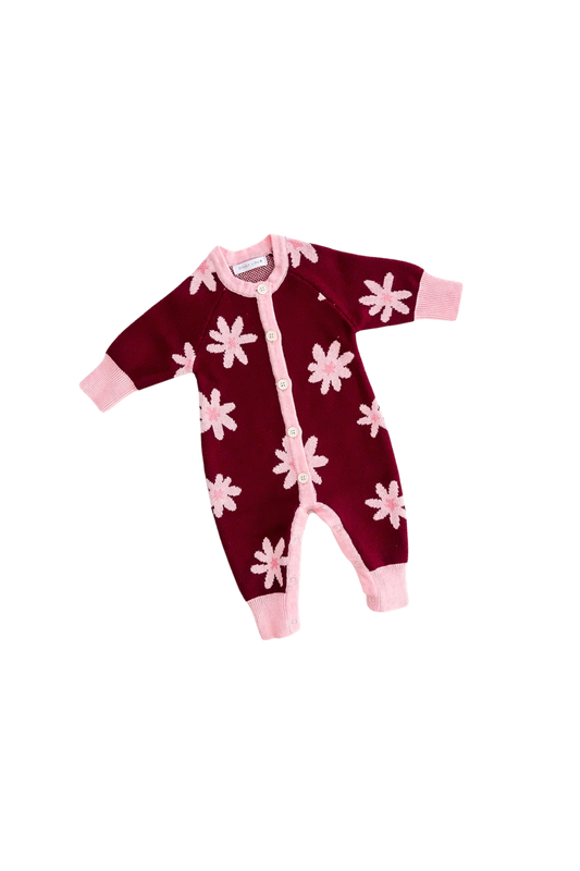 CLASSIC KNIT ROMPER | LOLA - Aster & Ruby