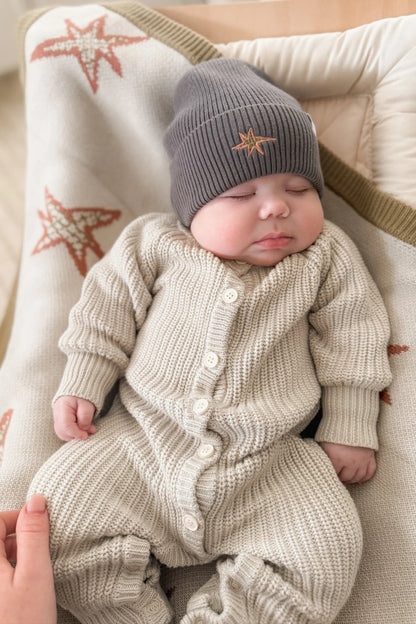CLASSIC KNIT ROMPER | MOSS - Aster & Ruby