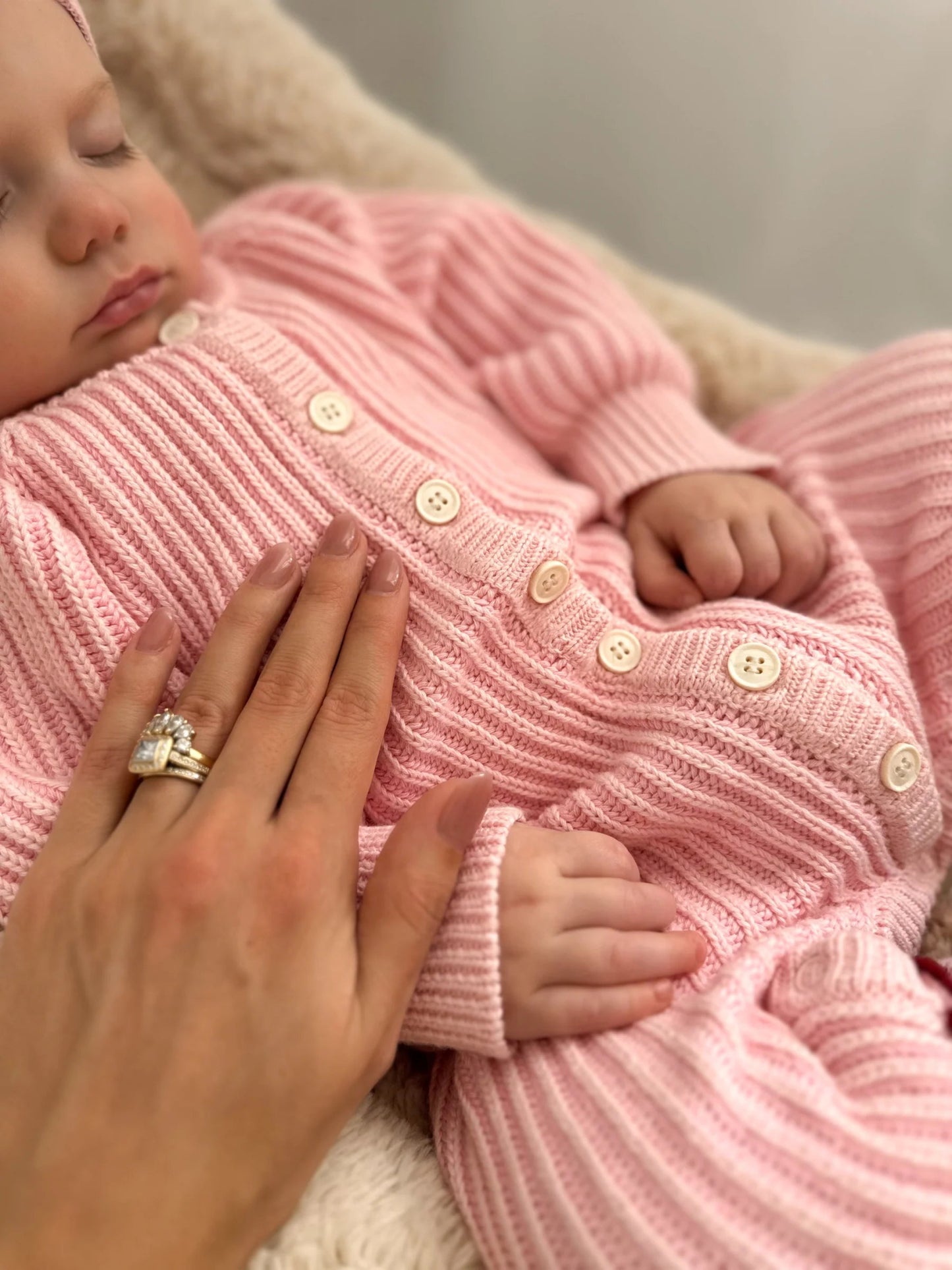 CLASSIC KNIT ROMPER | PENNY - Aster & Ruby