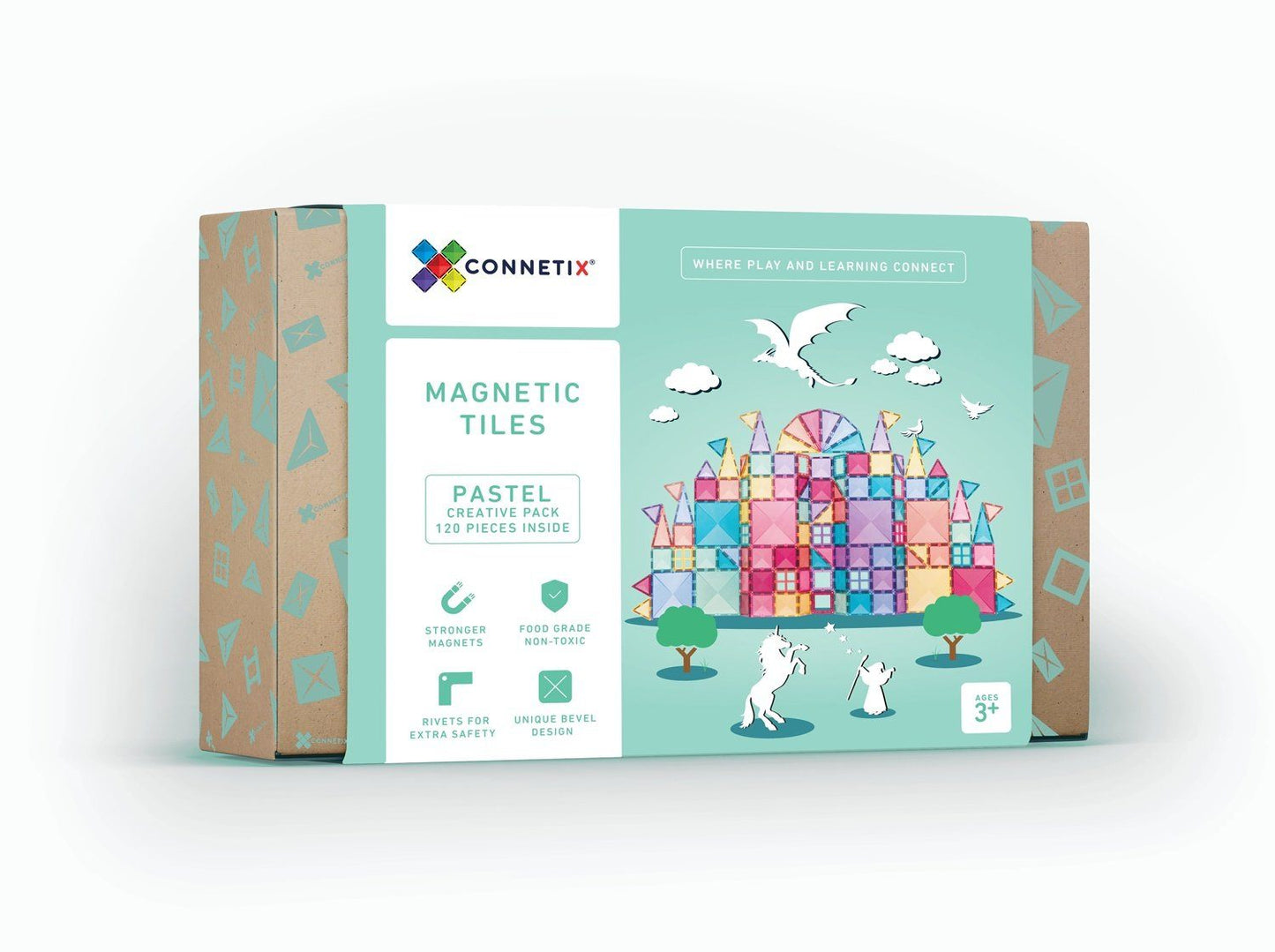 Connetix Tiles Connetix Tiles 120 Piece Pastel Creative Pack | Aster & Ruby