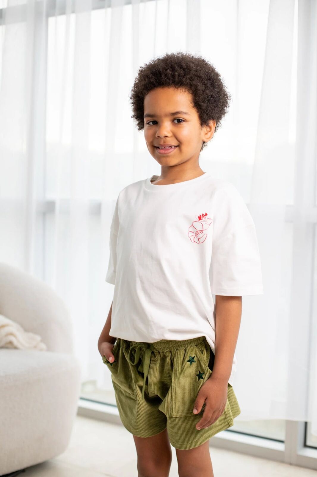 CORD SHORTS | EVERGREEN – Aster & Ruby