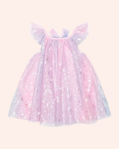 Cosmic Unicorn Frill Tulle Dress - Aster & Ruby