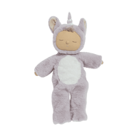 Olli Ella Cozy Dinkums Unicorn Sweetpea Lilac | Aster & Ruby