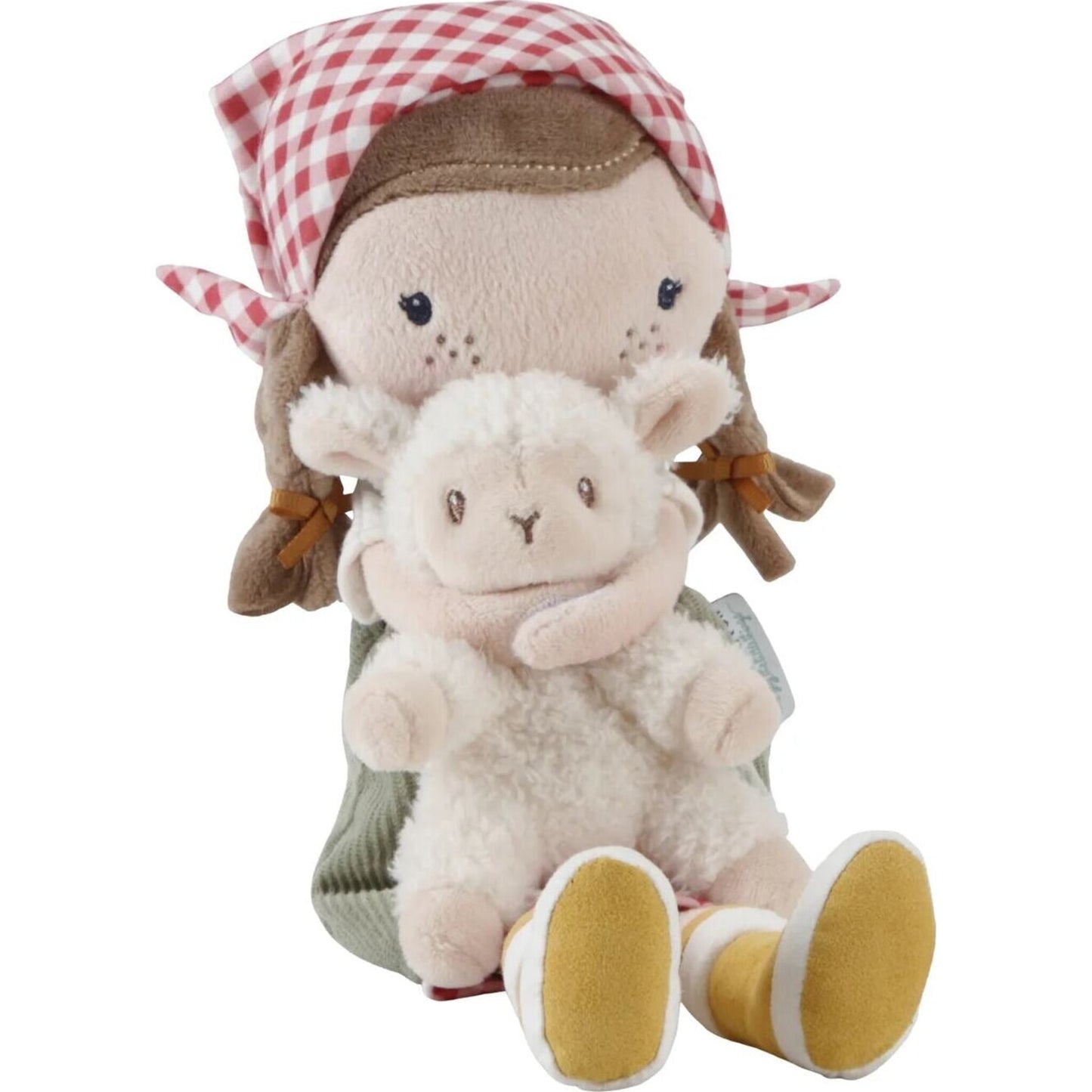 Little Dutch Cuddle Doll Farmer Rosa with Sheep 35cm | Aster & Ruby