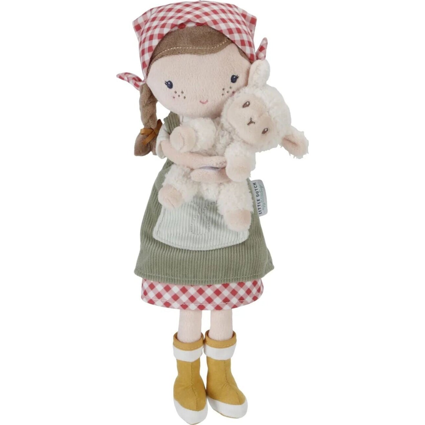 Little Dutch Cuddle Doll Farmer Rosa with Sheep 35cm | Aster & Ruby