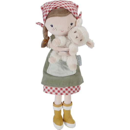 Little Dutch Cuddle Doll Farmer Rosa with Sheep 35cm | Aster & Ruby