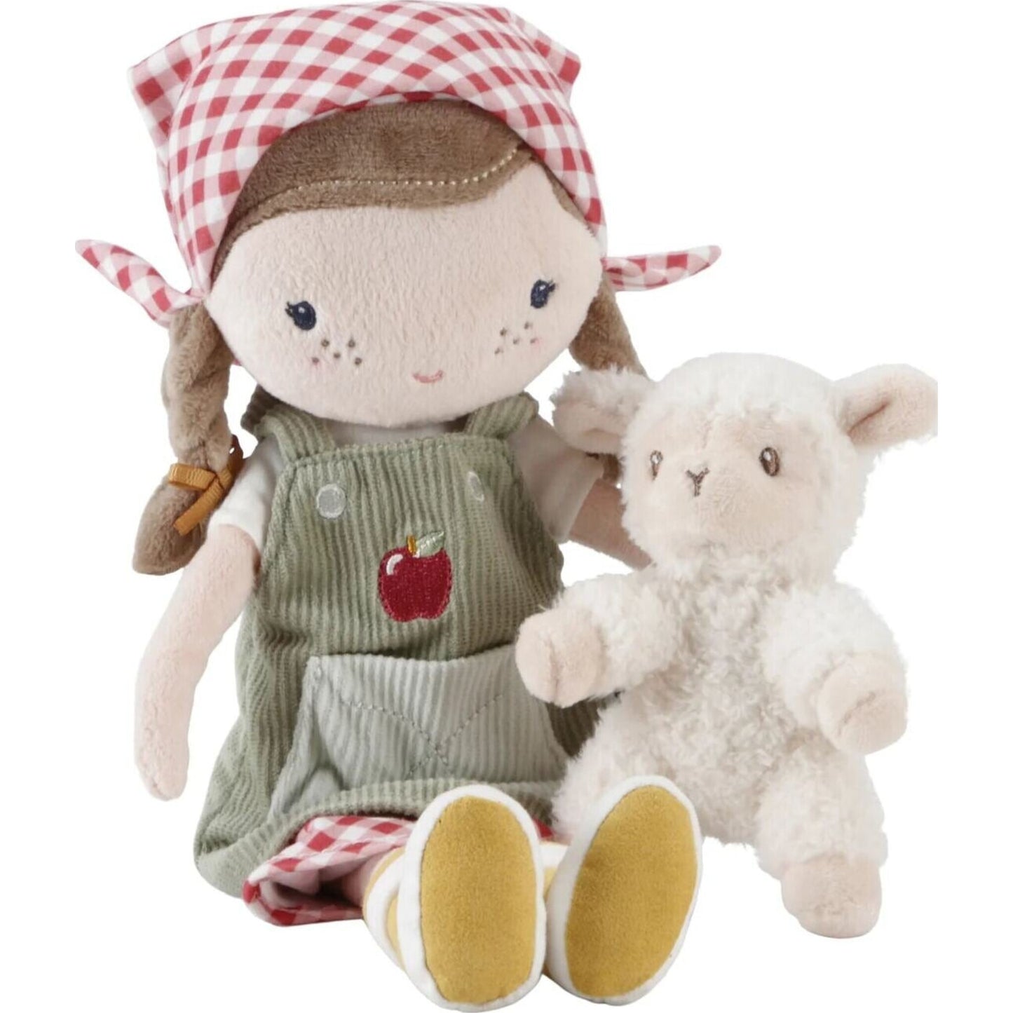 Little Dutch Cuddle Doll Farmer Rosa with Sheep 35cm | Aster & Ruby
