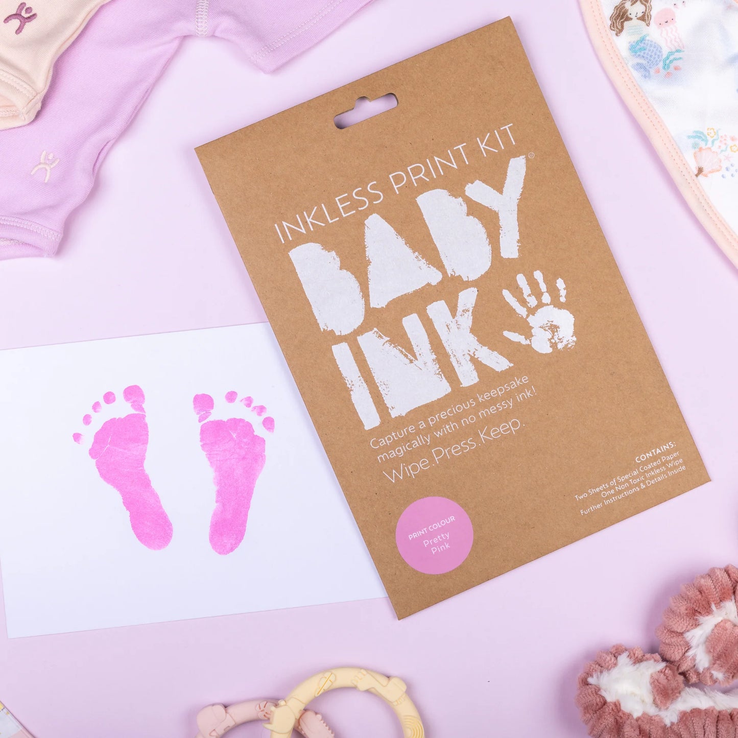 Ink-Less Frame Kit - Pretty Pink
