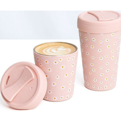 Chino Club Daisy 12oz Stainless Steel Coffee Cup | Aster & Ruby