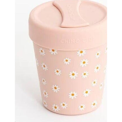 Chino Club Daisy 8oz Stainless Steel Coffee Cup | Aster & Ruby