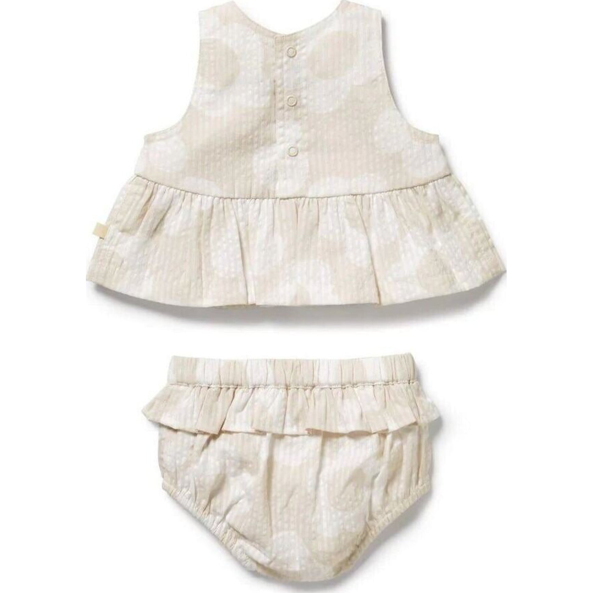 Wilson & Frenchy Daisy Bloom Organic Ruffle Set | Aster & Ruby