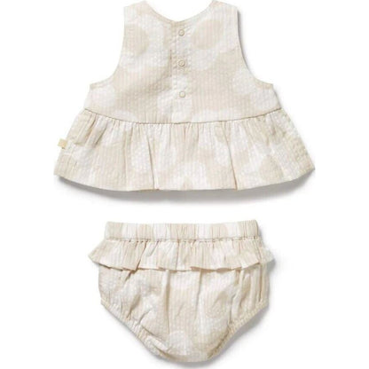 Wilson & Frenchy Daisy Bloom Organic Ruffle Set | Aster & Ruby