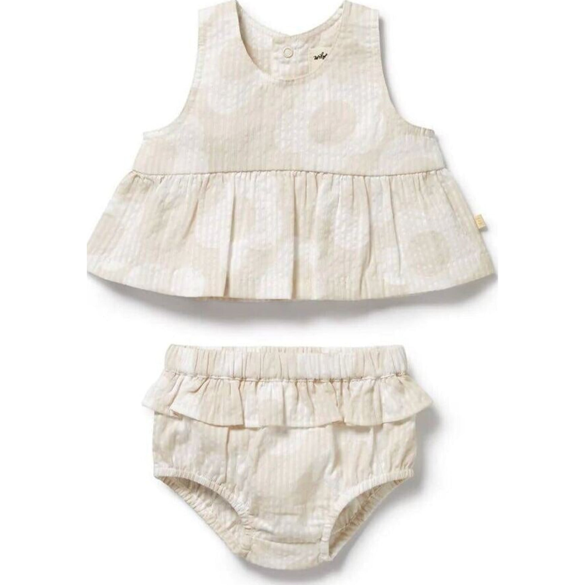 Wilson & Frenchy Daisy Bloom Organic Ruffle Set | Aster & Ruby