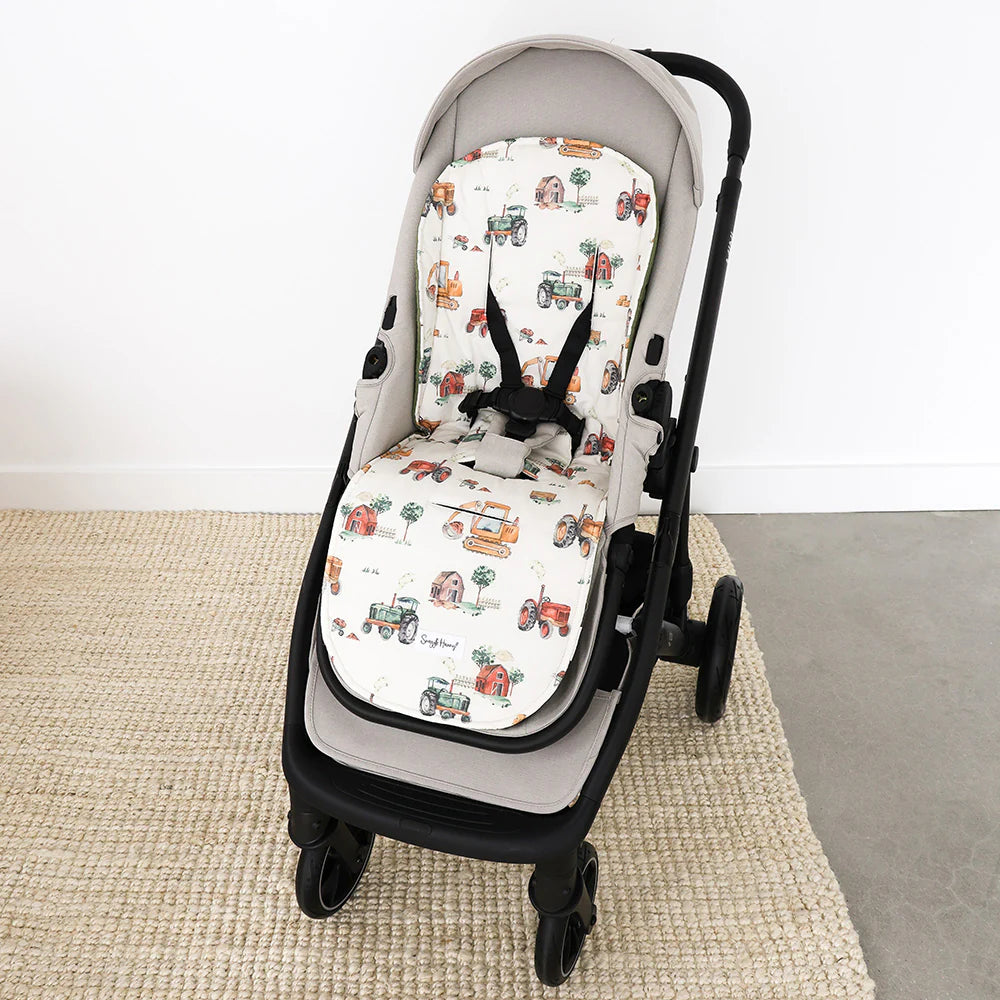 Universal Organic Pram Liner Diggers & Tractors