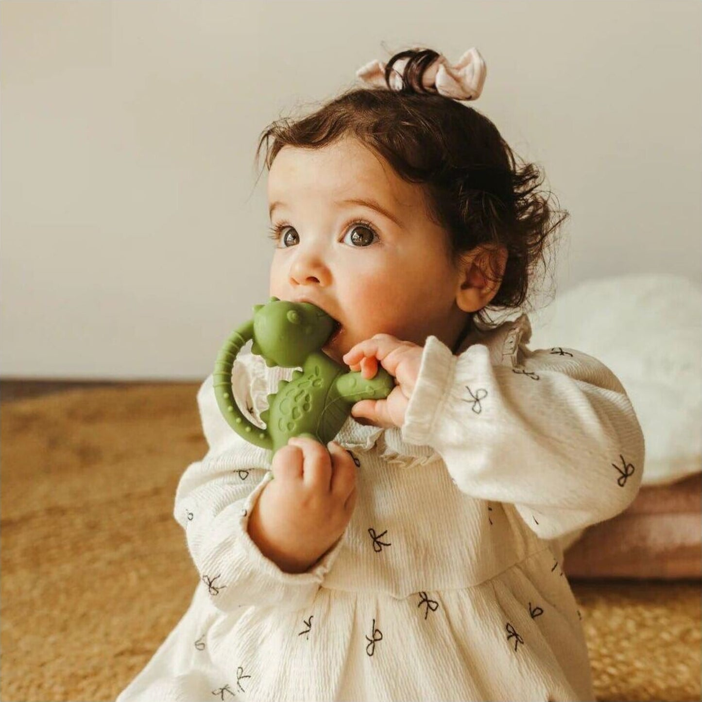 Jellystone Dino Teether Green | Aster & Ruby