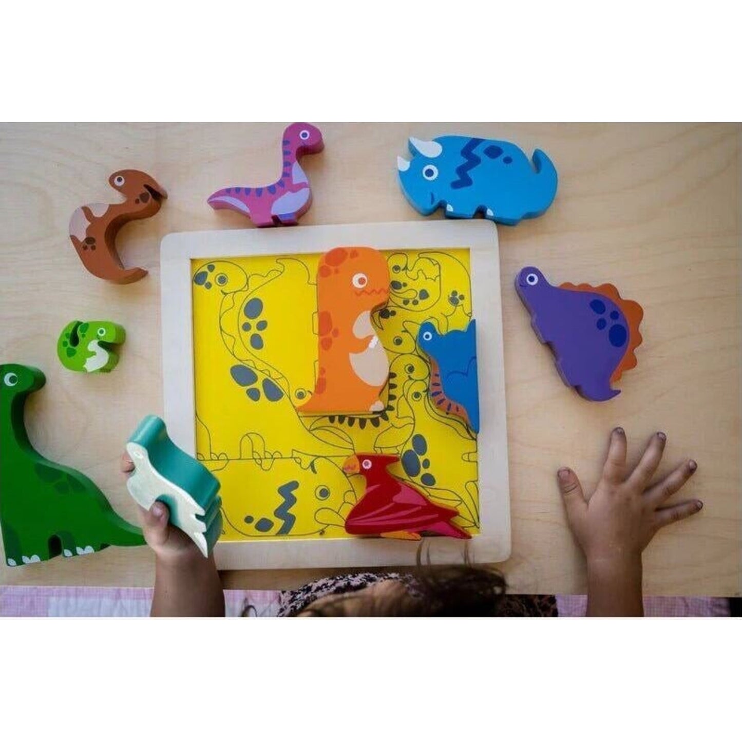Kiddie Connect Dinosaur Chunky Puzzle | Aster & Ruby