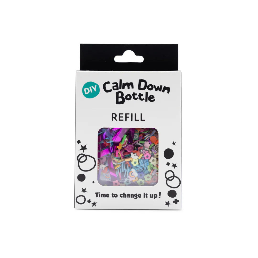 DIY Calm Down Bottle Rainbow Refill