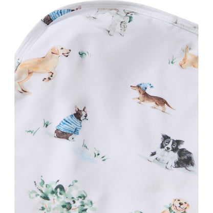 Snuggle Hunny Dog Park Organic Jersey Wrap & Beanie Set | Aster & Ruby