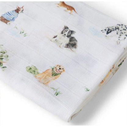 Snuggle Hunny Dog Park Organic Muslin Wrap | Aster & Ruby