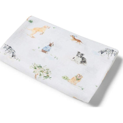 Snuggle Hunny Dog Park Organic Muslin Wrap | Aster & Ruby