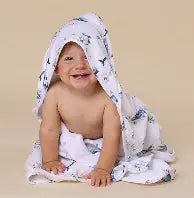 Snuggle Hunny Kids Ocean Organic Hooded Baby Towel | Aster & Ruby