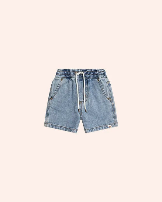 Dreamy Denim Short Overalls - Aster & Ruby