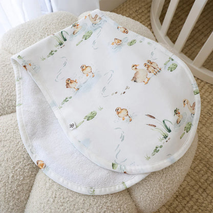 Duck Pond Organic Cotton Burp Cloth