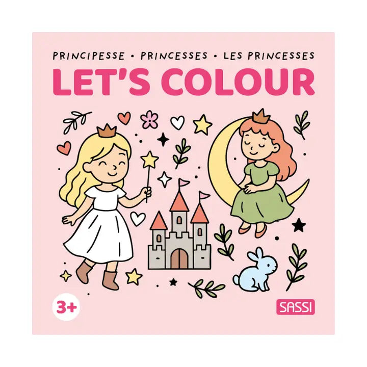 Colouring Book Square - Princesses
