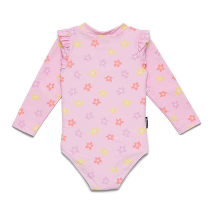 Baby Long Sleeve Swimsuit Hibiscus Bloom