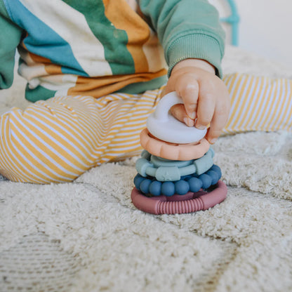 Rainbow Stacker & Teether Bright