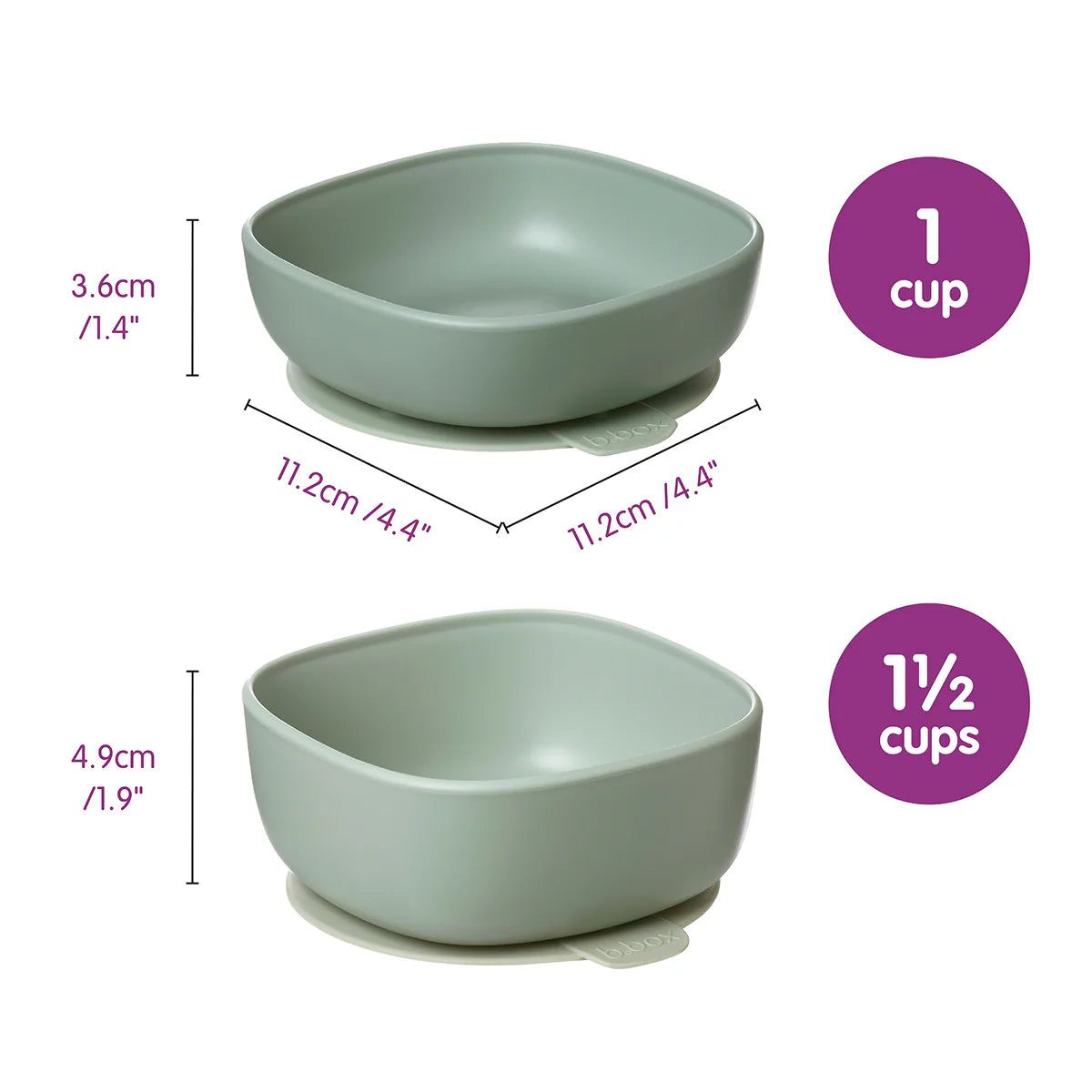Suction Bowl Duo
