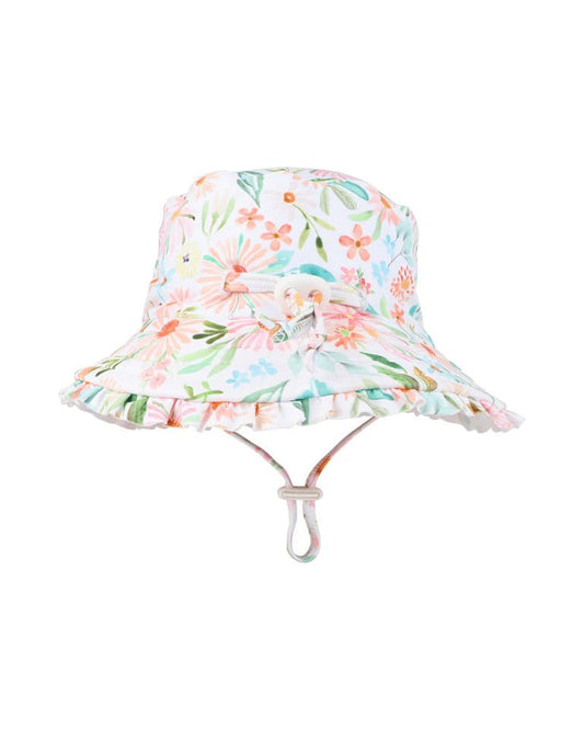 Eliana Swim Hat With Quick Release Neck Tie - Aster & Ruby