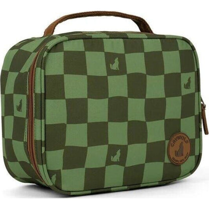 Crywolf Everyday Lunch Bag Green Check | Aster & Ruby