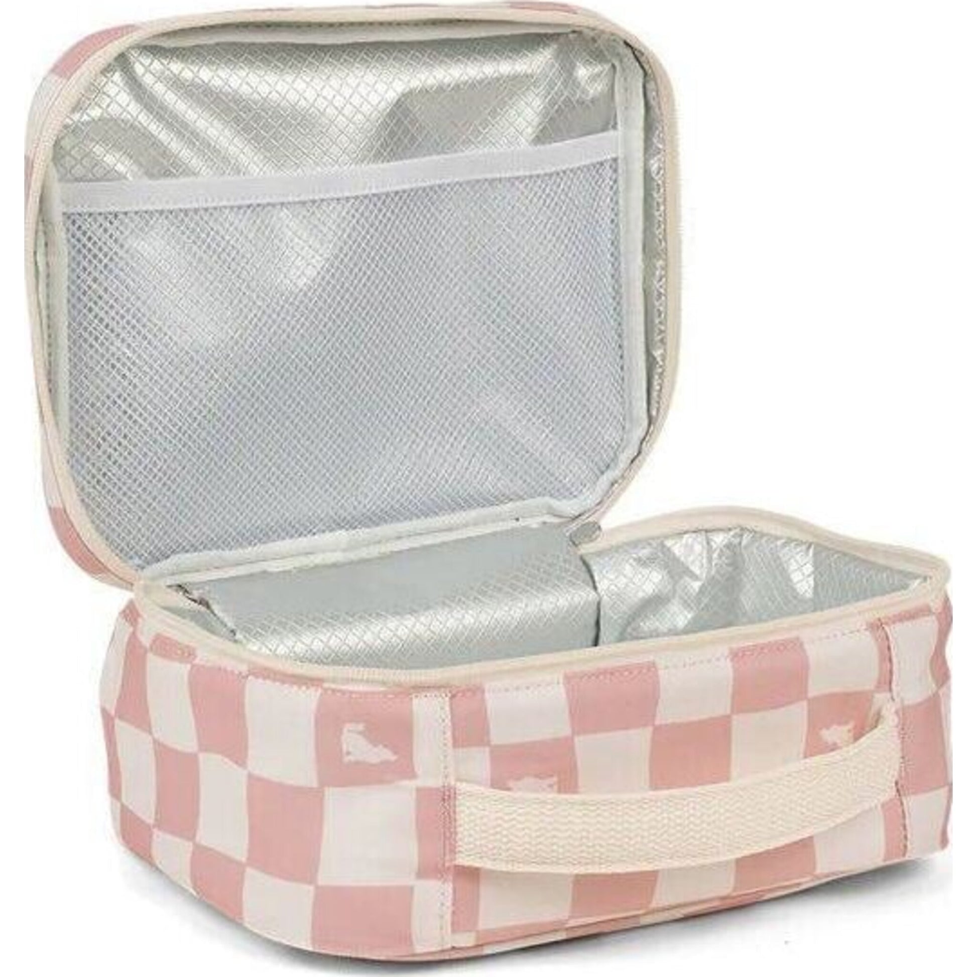 Crywolf Everyday Lunch Bag Pink Check | Aster & Ruby