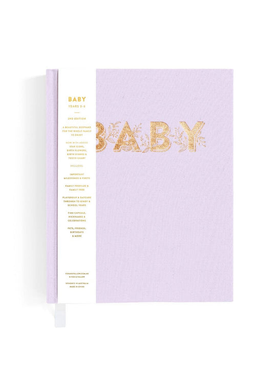 Mini Baby Book Lilac