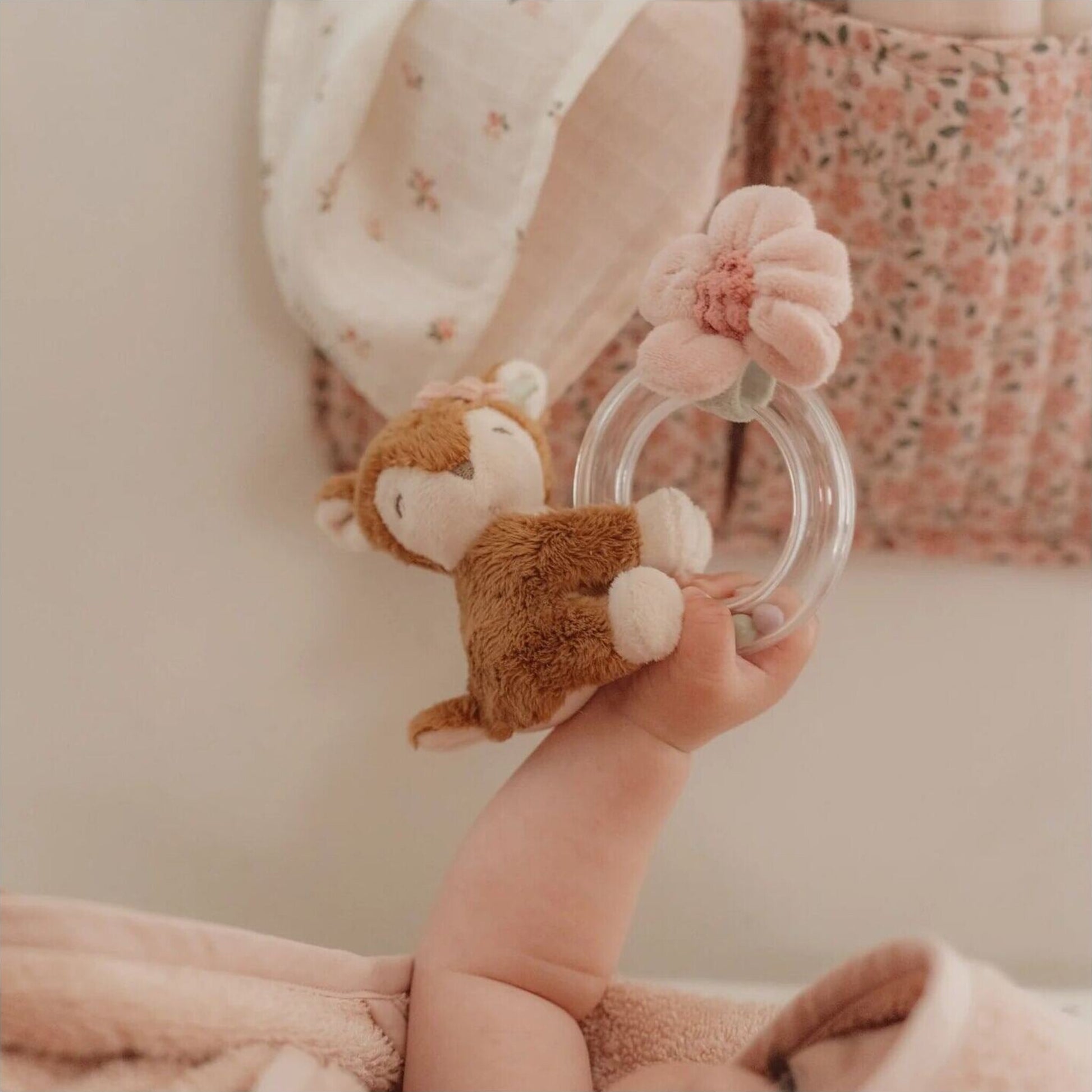 Little Dutch Fairy Garden Rattle Ring Deer | Aster & Ruby