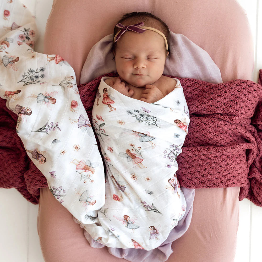 Organic Muslin Wrap Fairy Garden