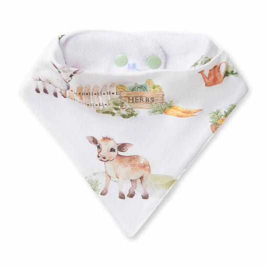 Farm Organic Dribble Bib - Aster & Ruby
