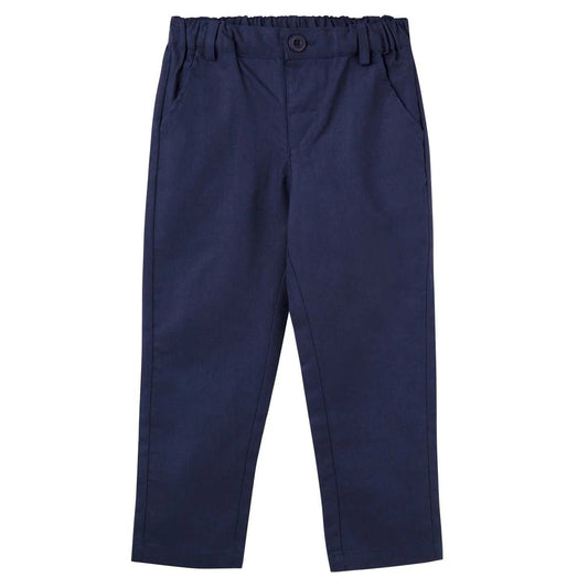 Finley Linen Pants Navy - Aster & Ruby