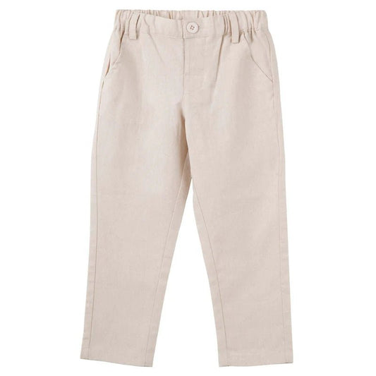 Finley Linen Pants Sand - Aster & Ruby