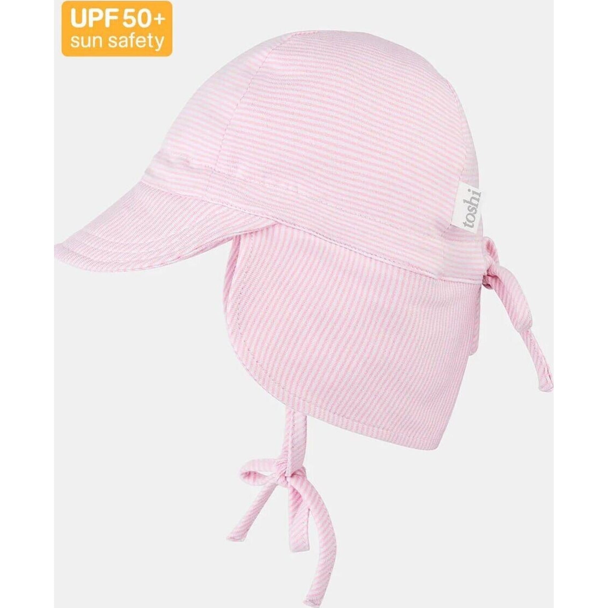 Toshi Flap Cap Baby Blush | Aster & Ruby