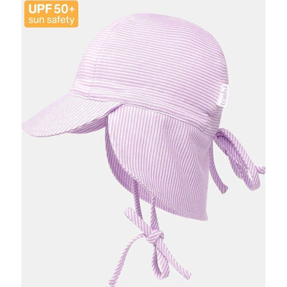 Toshi Flap Cap Baby Lavender | Aster & Ruby