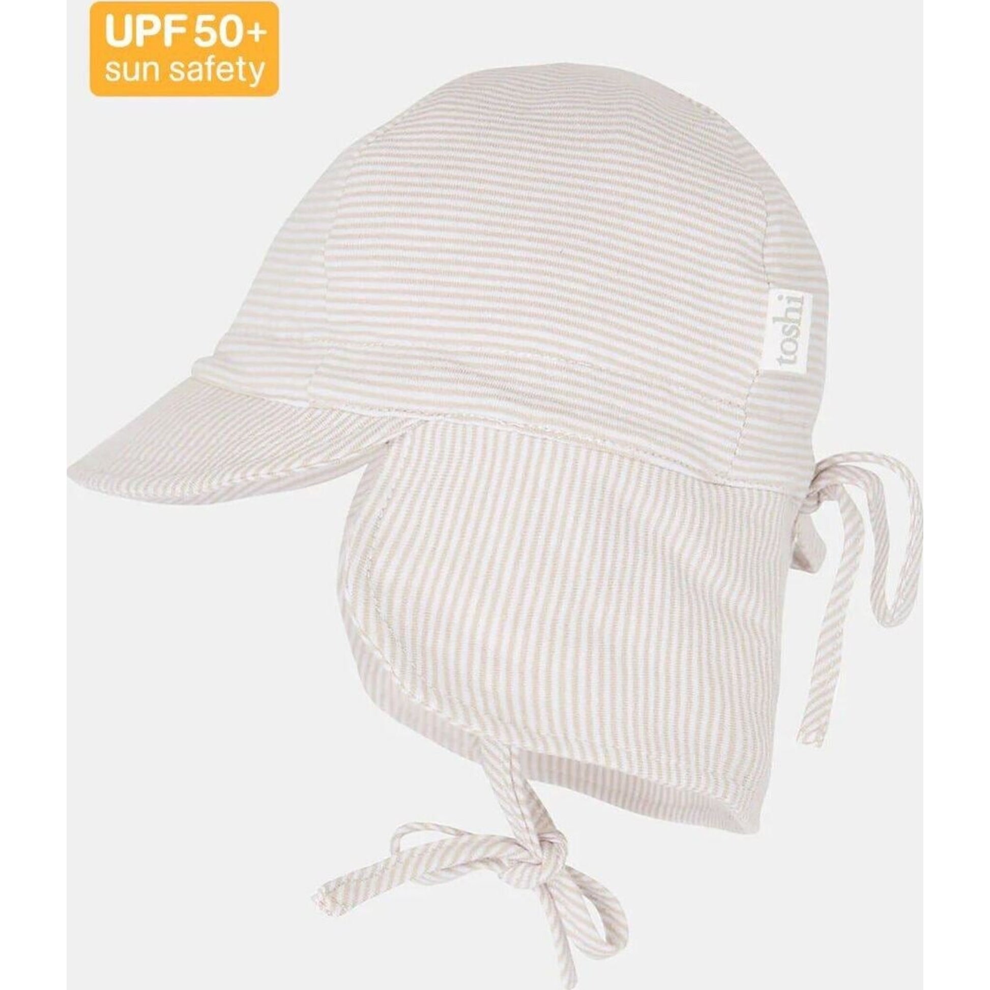 Toshi Flap Cap Baby Peanut | Aster & Ruby