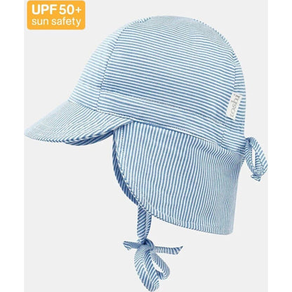 Toshi Flap Cap Baby Sky | Aster & Ruby