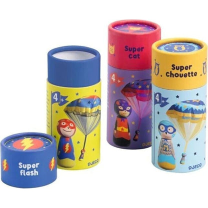 Djeco Flying Heroes Parachute | Aster & Ruby