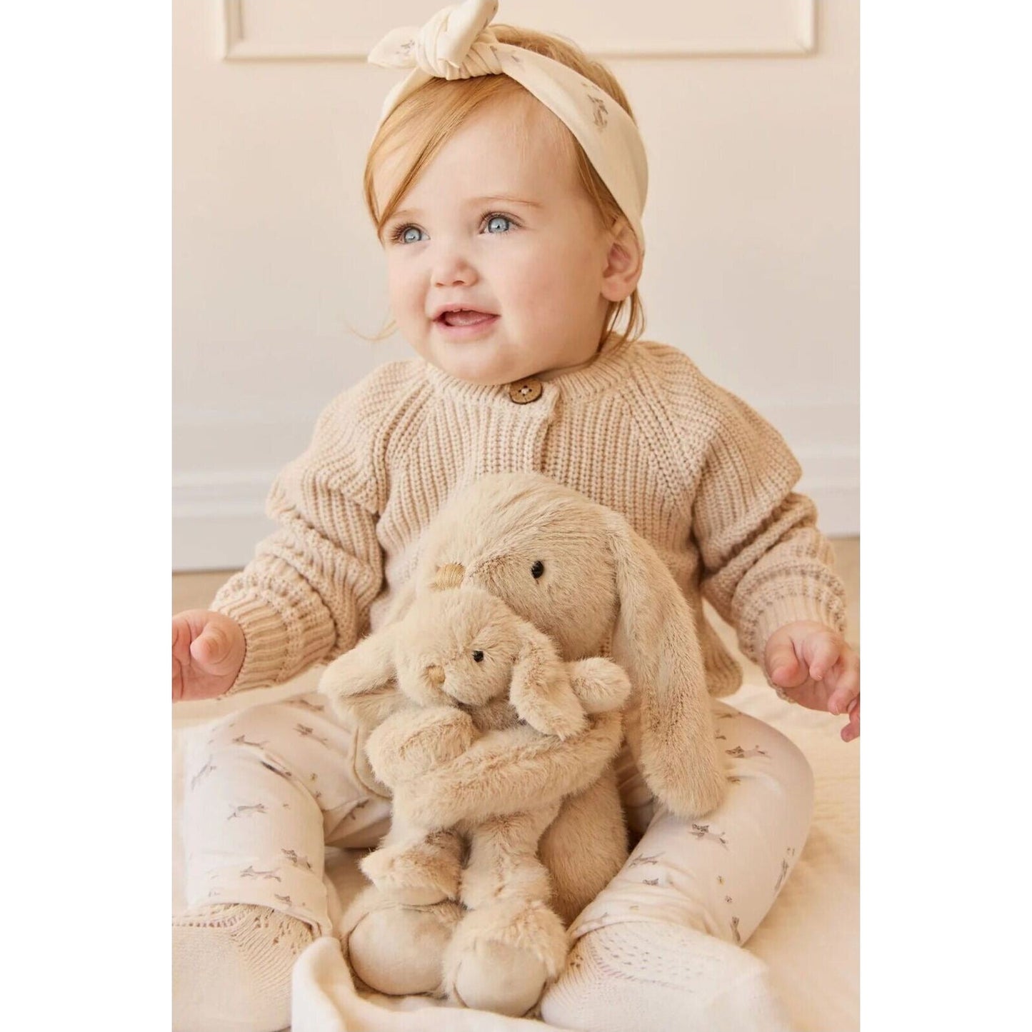Jamie Kay Frankie the Hugging Bunny Caramel | Aster & Ruby