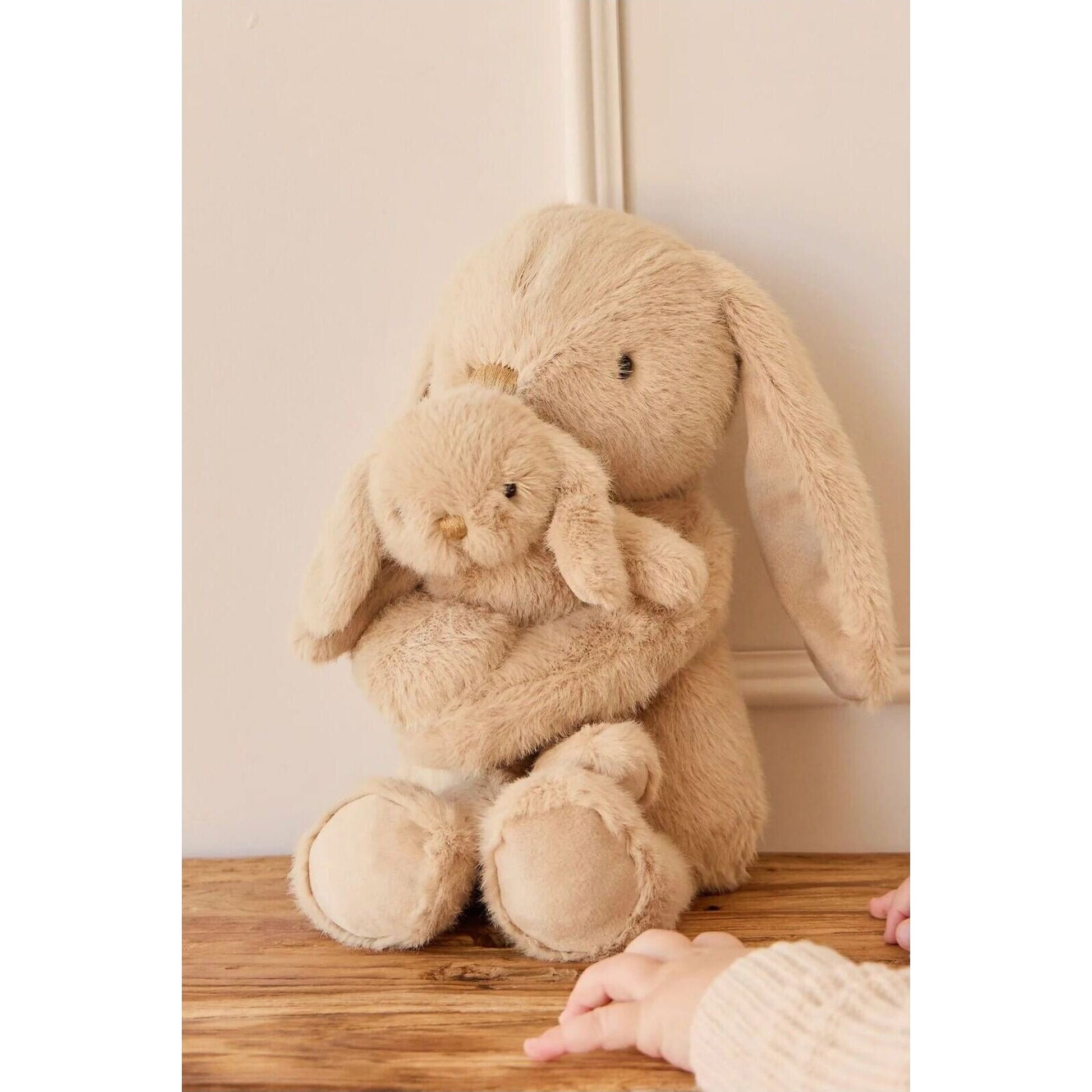 Jamie Kay Frankie the Hugging Bunny Caramel | Aster & Ruby