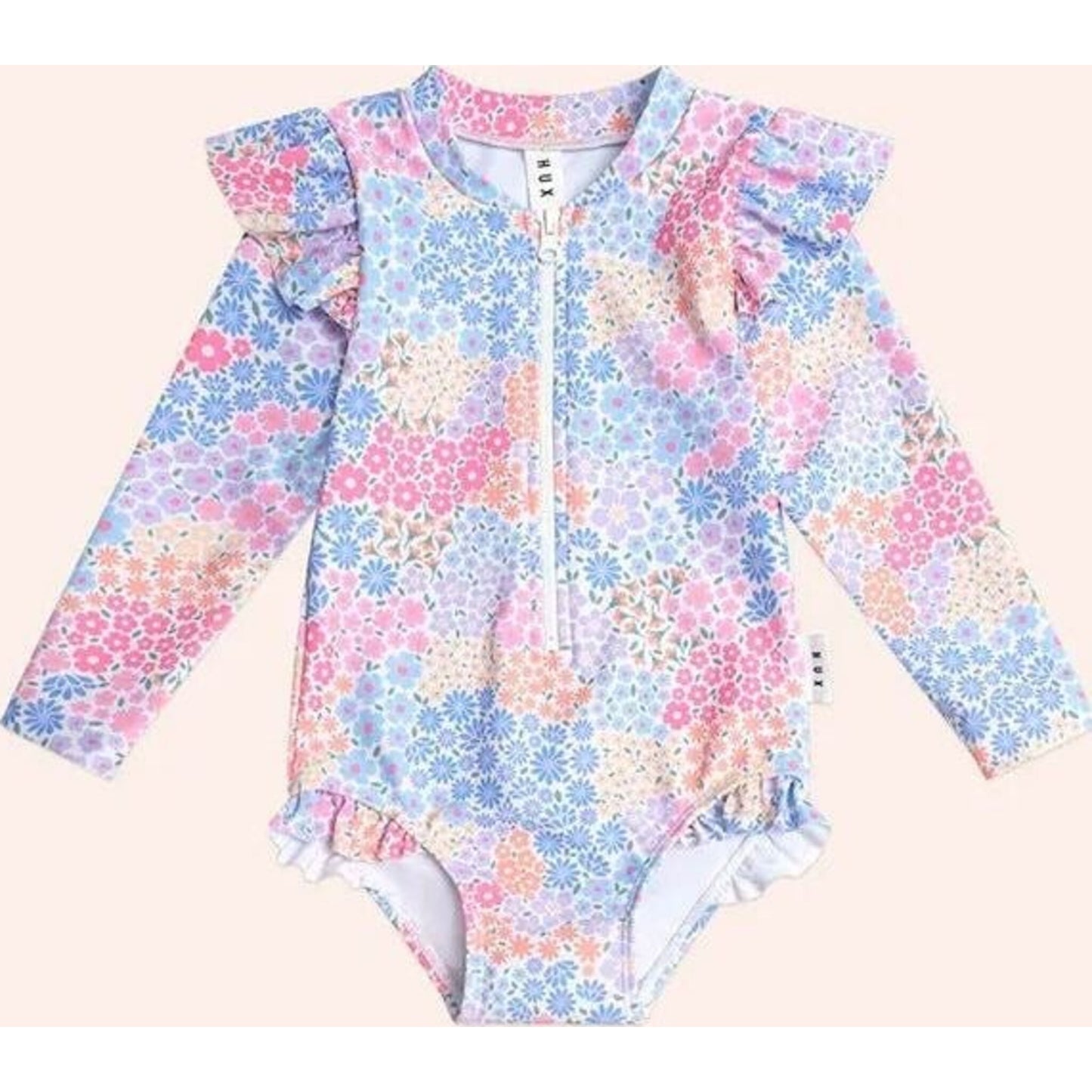 Huxbaby Frill Swimsuit Floral Bloom | Aster & Ruby