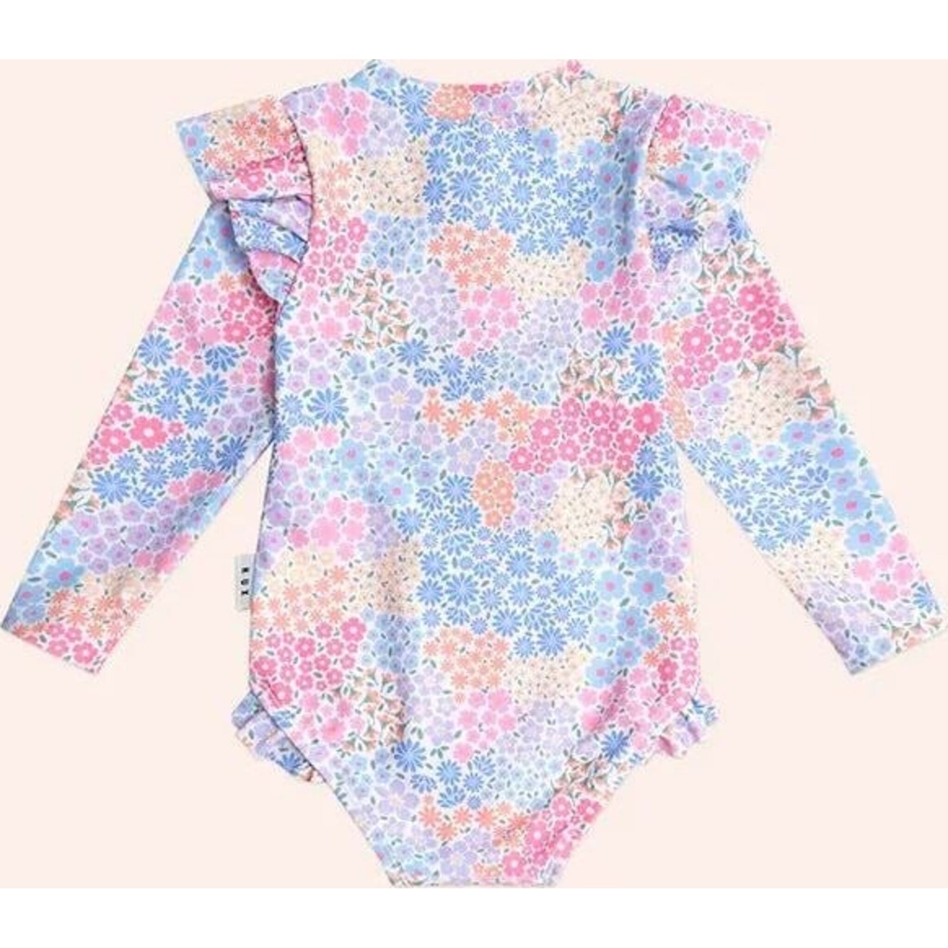 Huxbaby Frill Swimsuit Floral Bloom | Aster & Ruby