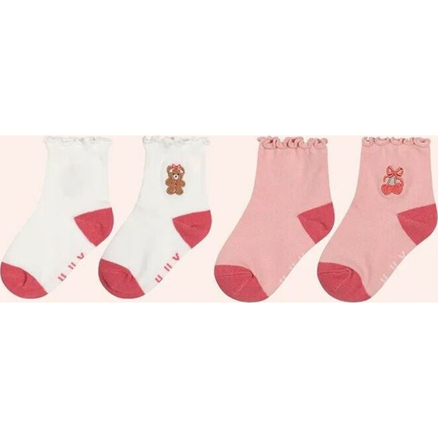 Huxbaby Frilly Festive Socks 2 Pack | Aster & Ruby
